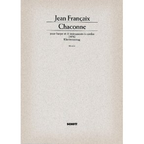 Chaconne : pour harpe et 11 instruments à cordes
