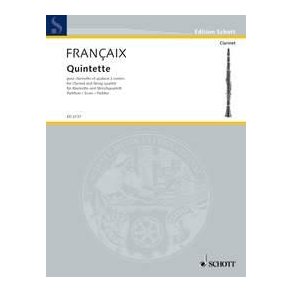 Quintet : for clarinet in b flat and string quartet