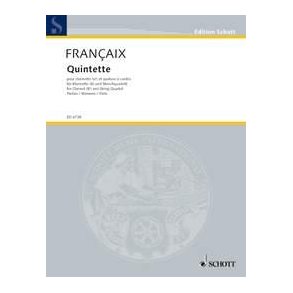 Quintete : for clarinet in b flat and string quartet