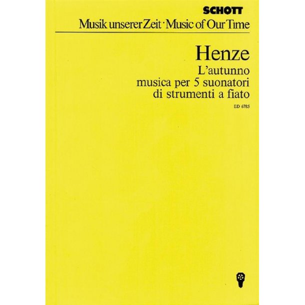 L'autunno : Music for five wind instruments