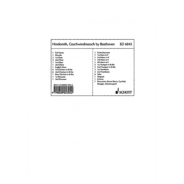 Geschwindmarsch by Beethoven : Paraphrase from Symphonia Serena