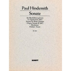 2. Sonata : Bearbeitet nach der 2. Orgelsonate fur Blechblaserquintett