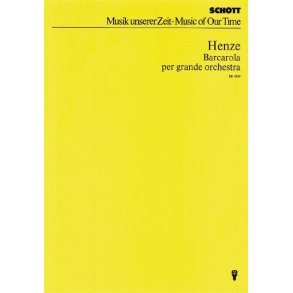 Barcarola : for large orchestra