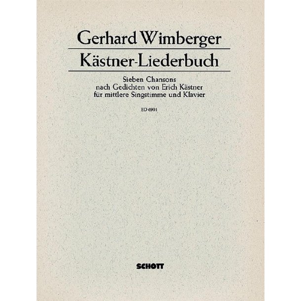 K&auml;stner-Liederbuch : 7 Chansons