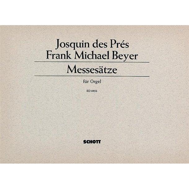 Messesatze : Missa Fortuna desperata - Missa La sol fa re mi