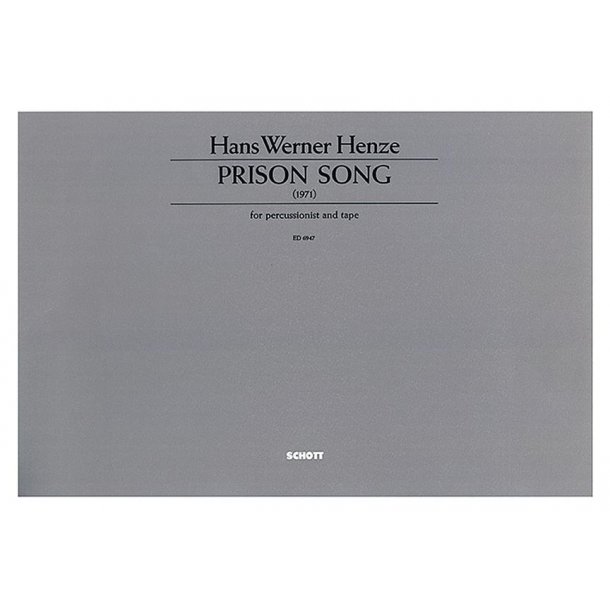 Prison Song : fur einen Schlagzeuger und Zuspielband