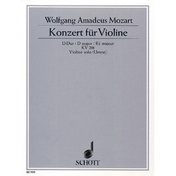 Concerto D Major KV 218