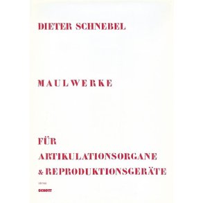 Maulwerke : für Artikulationsorgane und Reproduktionsgeräte