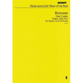 Three Songs : nach Gedichten von Edgar Allen Poe