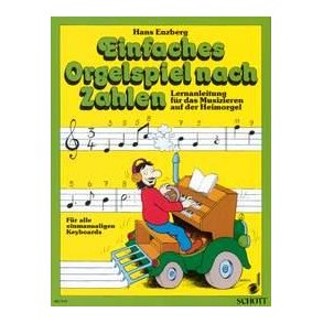 Einfaches Orgelspiel nach Zahlen