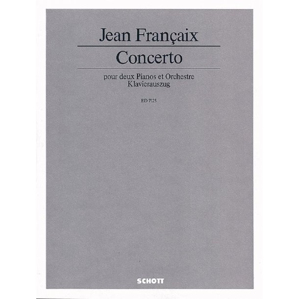 Concerto : piano reduction for 3 pianos