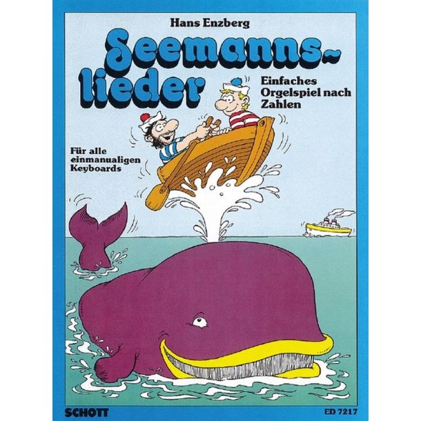 Seemannslieder : Einfaches Orgelspiel nach Zahlen