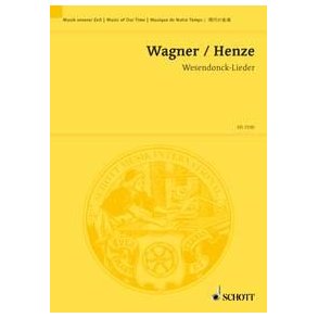 Wesendonck-Lieder : Funf Lieder fur eine Frauenstimme auf Gedichte von Mathilde Wesendonck von Richard Wagner