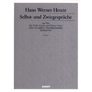 Selbst- und Zwiegespräche : Trio für Viola, Gitarre und kleine Orgel (oder ein anderes Tasteninstrument)