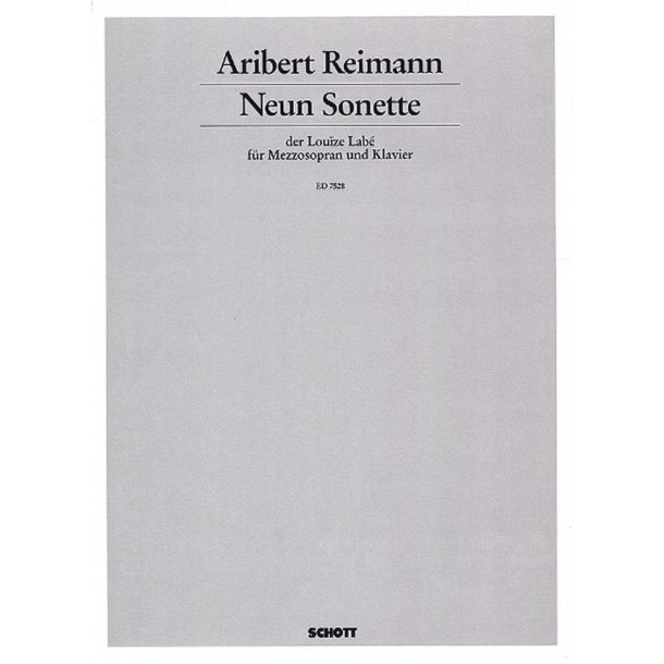 Neun Sonette der Lou&iuml;ze Lab&eacute;