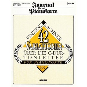 42 Variations of the C Major scale op. 42 : Piano Journal Heft 10