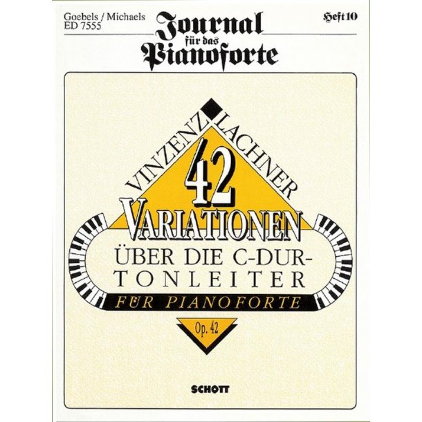 42 Variations of the C Major scale op. 42 : Piano Journal Heft 10