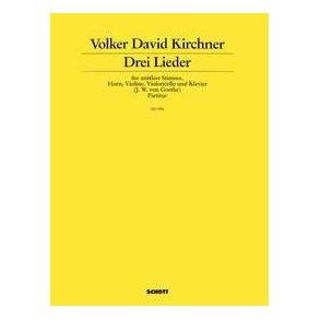 Drei Lieder : nach Texten aus West-östlicher Divan