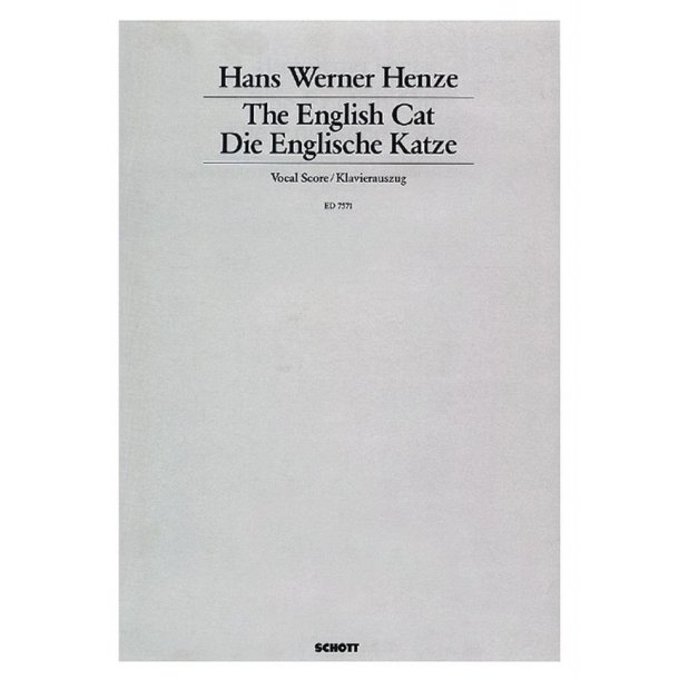 The English Cat : A Story for Singers and Instrumentalists