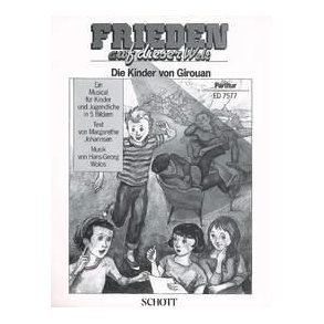 Frieden auf dieser Welt [ Kinder von Girouan] : Choir, Solo Parts, Speakers, Flute, 2 Keyboards, Accordion, Piano, Cello, Bass, Guitar, Percussion