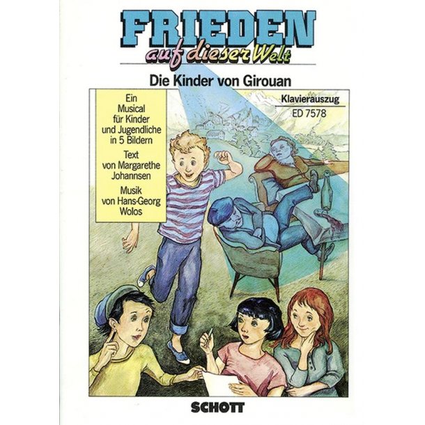 Frieden auf dieser Welt [ Kinder von Girouan] : Choir, Solo Parts, Speakers, Flute, 2 Keyboards, Accordion, Piano, Cello, Bass, Guitar, Percussion