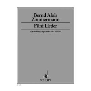 Five Songs : nach Texten von Harald Gloth, Friedrich Nietzsche, Rainer Maria Rilke und Li-Tai-Po