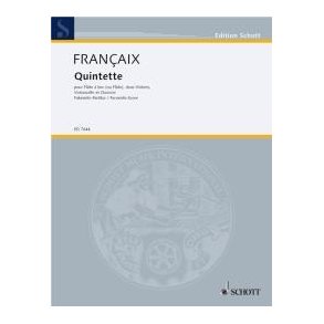 Quintet : for recorder (or flute), 2 violins, violoncello and harpsichord