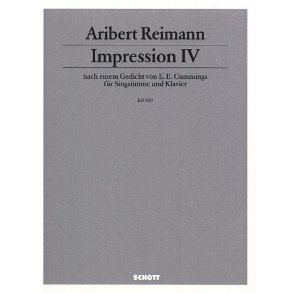 Impressionen IV : nach Edward Estlin Cummings