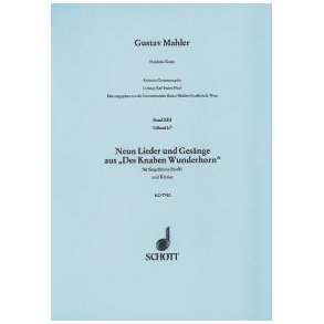 Samtliche Werke Band XIII, 2ah : 9 Lieder und Gesange