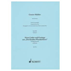 Samtliche Werke Band XIII, 2at : 9 Lieder und Gesange