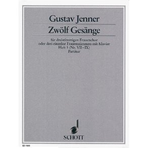Zwölf Gesänge op. 3 Heft 3 : Texte aus dem Toskanischen nach Ferdinand Gregorovius