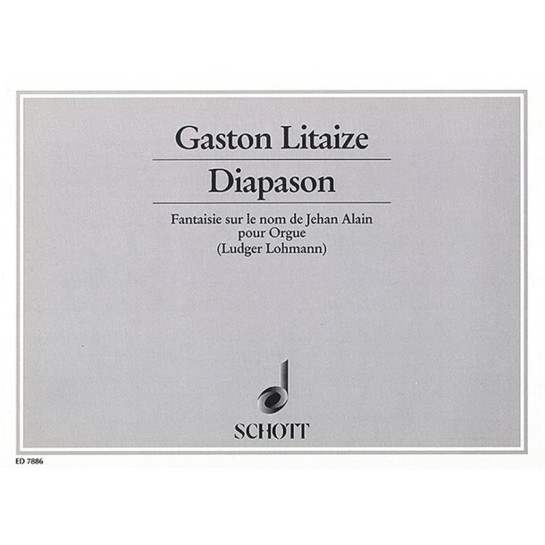 Fantaisie Sur Le Nom De J. Alain