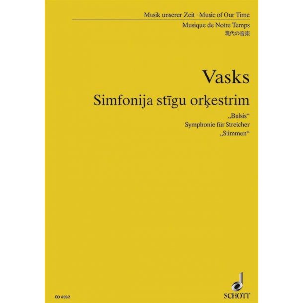 Symphony for Strings : Balsis &middot; Stimmen &middot; Voices