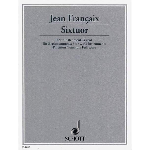 Sixtuor : for wind instruments