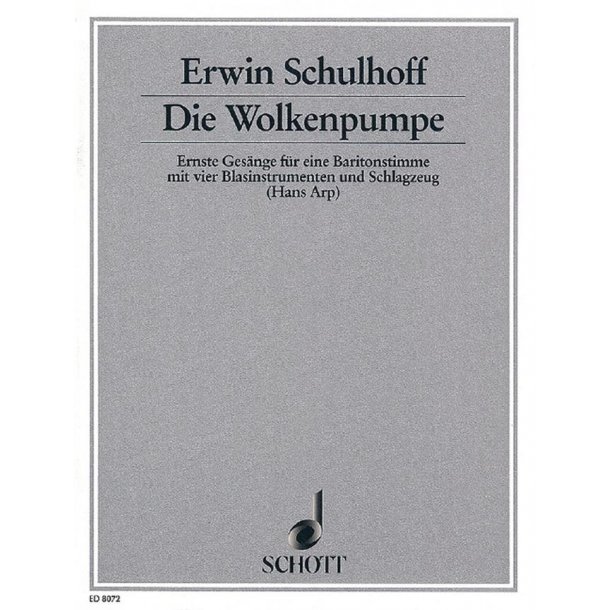 Die Wolkenpumpe Werk 40 : Ernste Ges&auml;nge nach Worten des Heiligen Geistes
