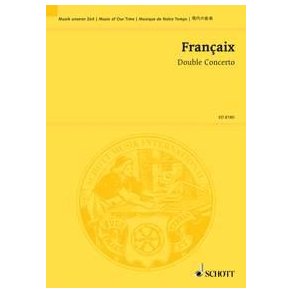 Double Concerto : for flute, clarinet and orchestra