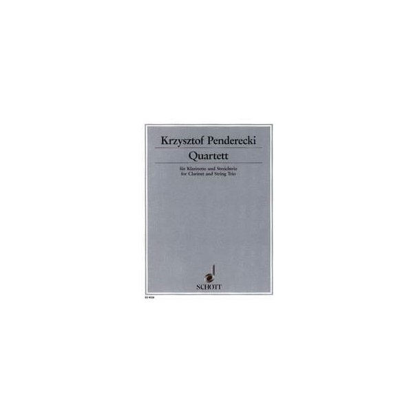 Quartet : for clarinet, violin, viola and violoncello