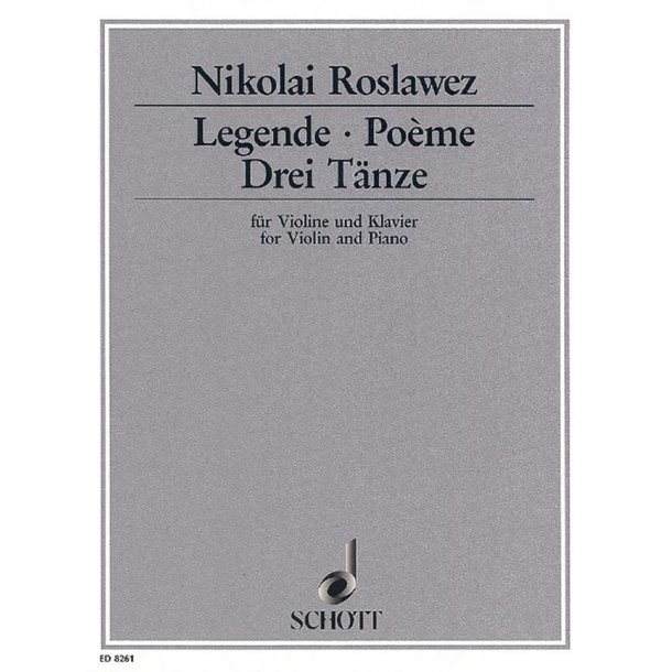 Legende / Po&egrave;me / Drei Tanze