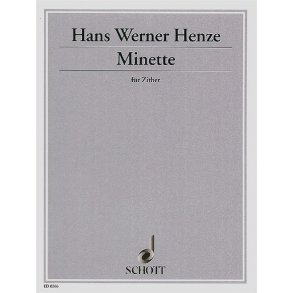 Minette : Fünf Melodien aus der Oper The English Cat