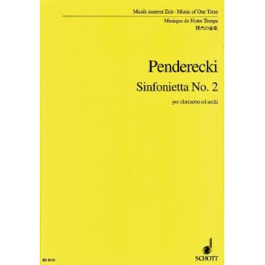 Sinfonietta No. 2 : per clarinetto ed archi