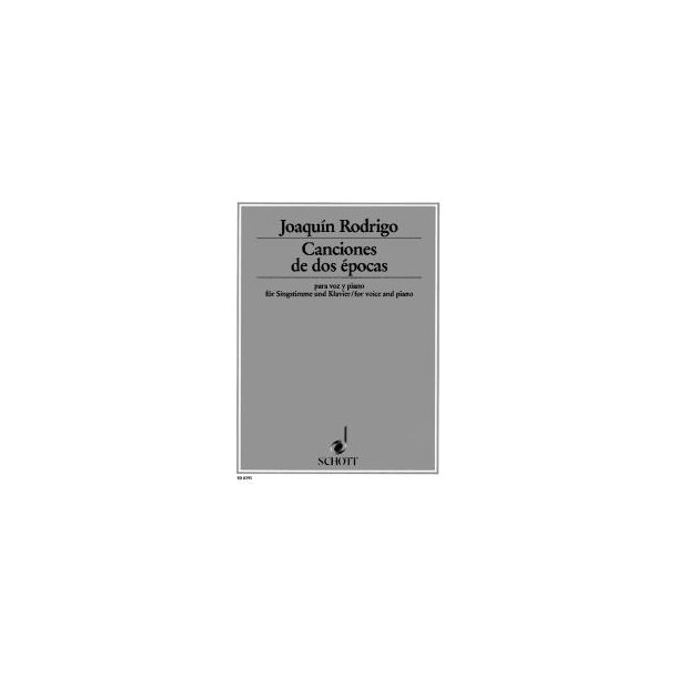 Canciones de dos &eacute;pocas