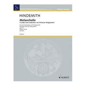 Melancholy op. 13 : 4 Songs