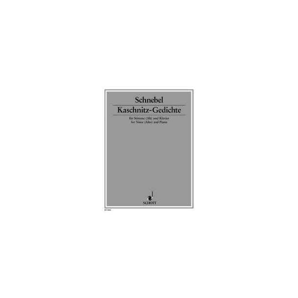 Kaschnitz-Gedichte