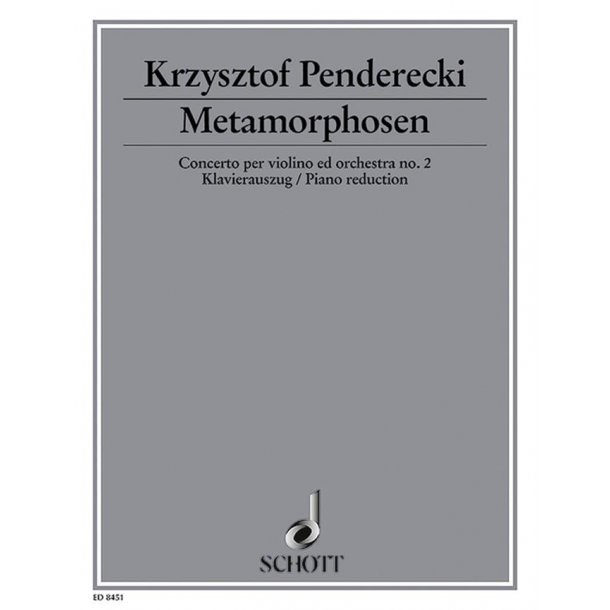 Metamorphosen : Concerto per violino ed orchestra no. 2