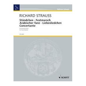 Ständchen : Festmarsch · Arabischer Tanz · Liebesliedchen · Concertante O. Op. Av. 168, 178, 182, 157