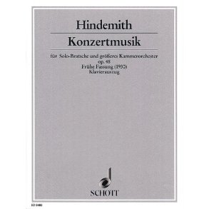 Konzertmusik op. 48 : fruhe Fassung