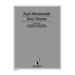 Zwei Duette : Fur Fagott Und Kontrabass