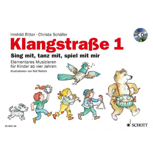 Klangstra&szlig;e 1 - Kinderheft : mit CD, Elterninformationen, Anwesenheitsheft und Arbeitsbl&auml;ttern