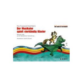 Der Musikater spielt vierhändig Klavier : Bekannte Lieder aus der Musikalischen Früherziehung