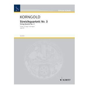 String Quartet No. 3 op. 34 : D major